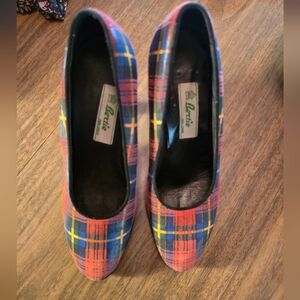 Bertie Paris London Plaid Women's Heels